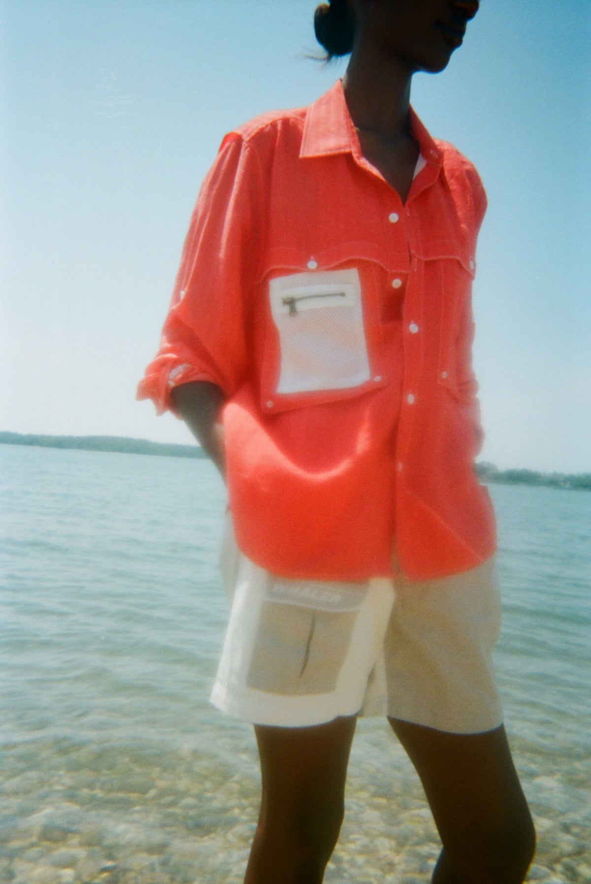 'Boston Whaler' Double-Pleated Shorts