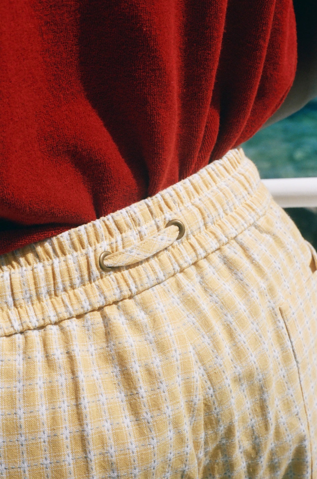 Easy-Going Shorts (Yellow Plaid)