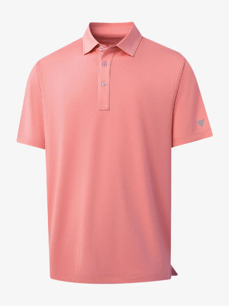4 Way Stretch Jacquard Polo