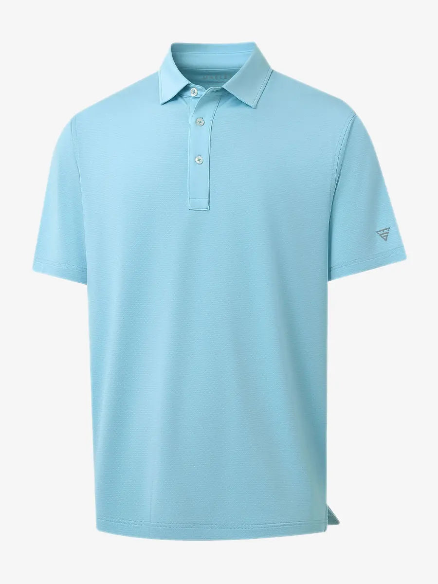 4 Way Stretch Jacquard Polo