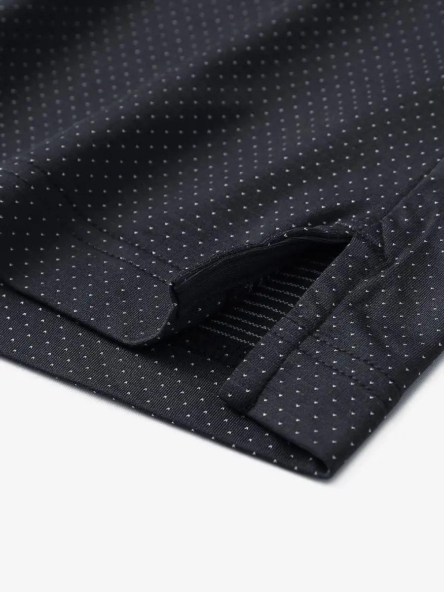 4 Way Stretch Jacquard Polo
