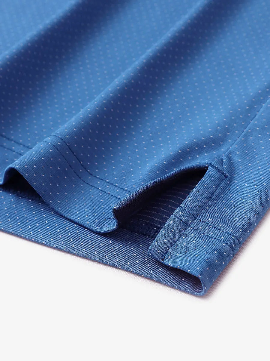 4 Way Stretch Jacquard Polo