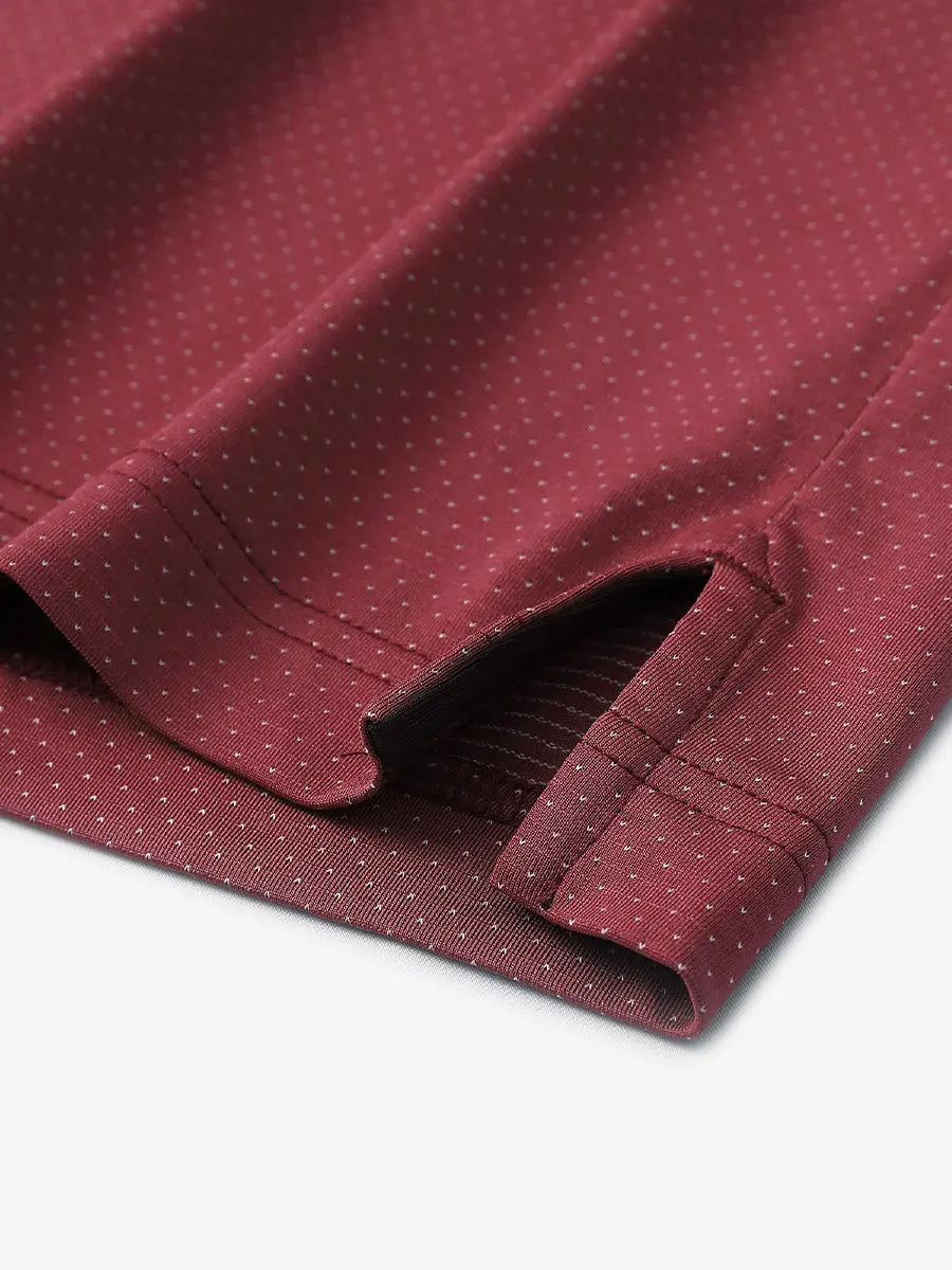 4 Way Stretch Jacquard Polo