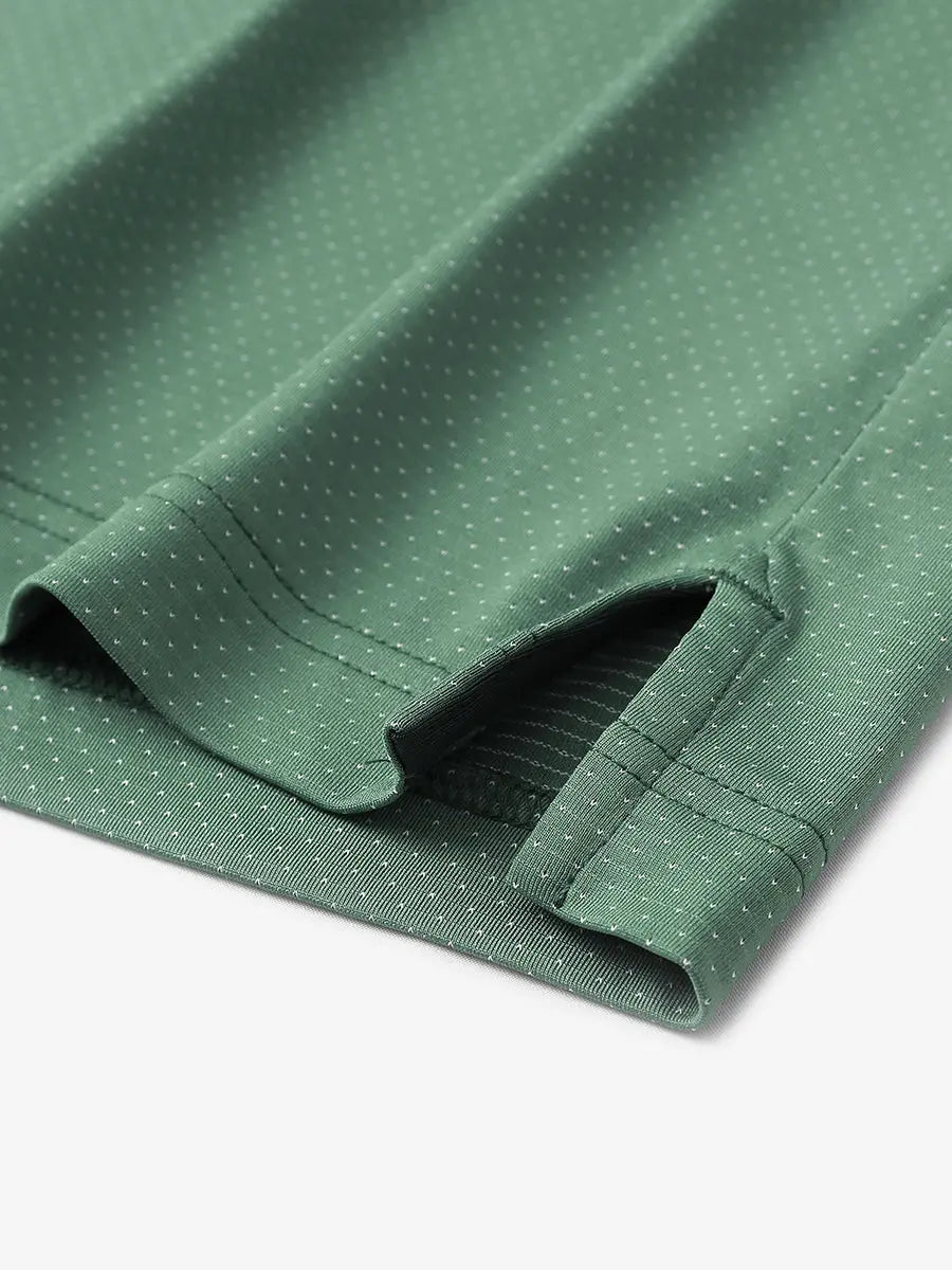 4 Way Stretch Jacquard Polo