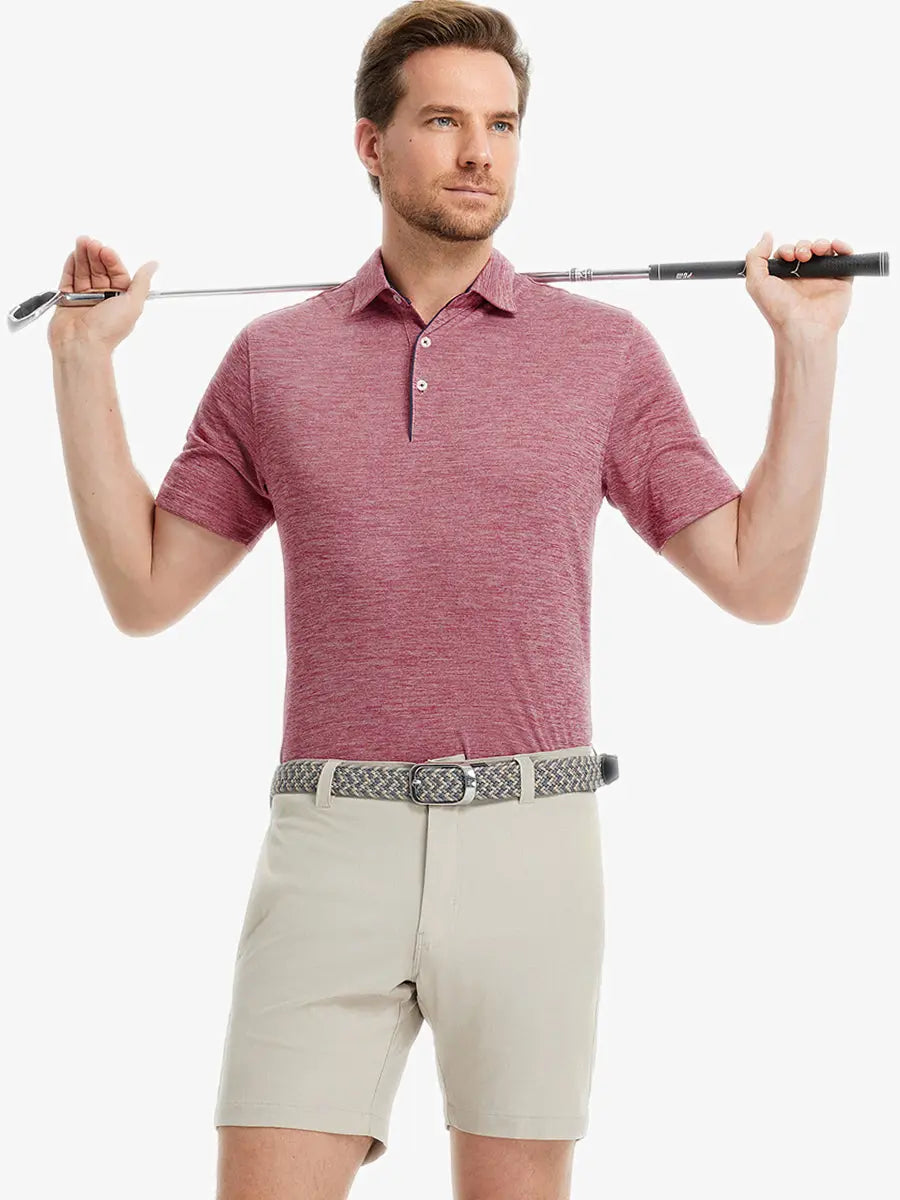 Modern Fit Melange Polo