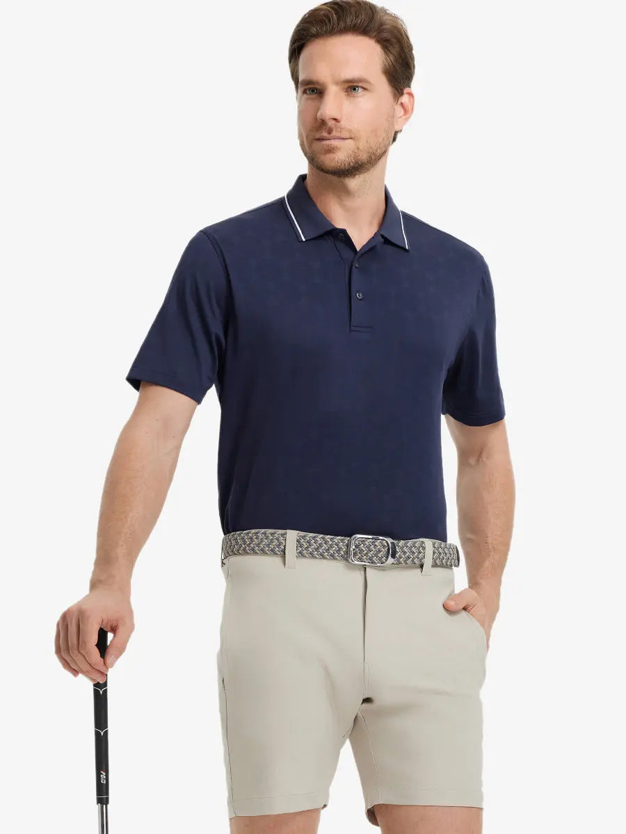 Modern Texture Stylish Polo