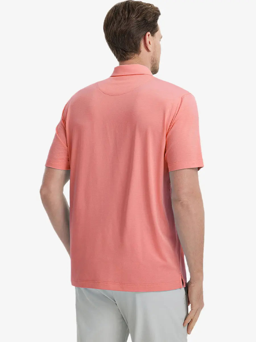 4 Way Stretch Jacquard Polo