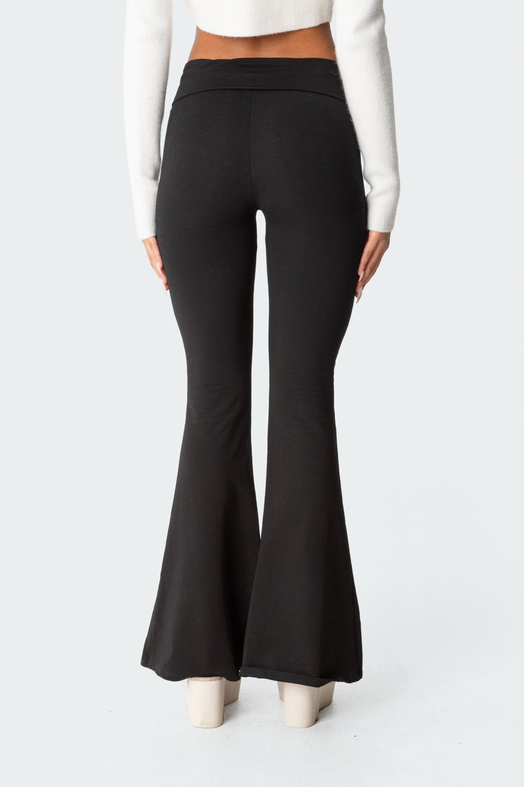 Naomi Foldover Flared Leggings