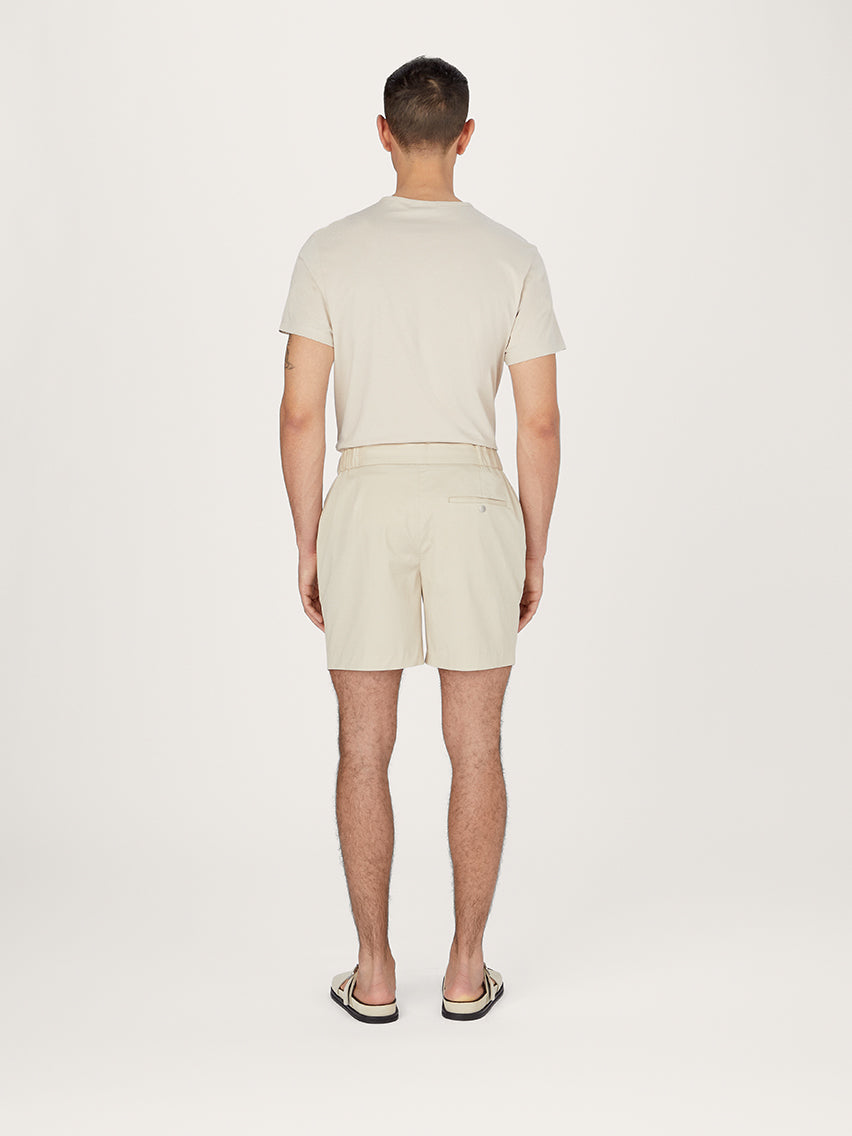 The 12 Shorts 9" || Beige | Stretch Cotton