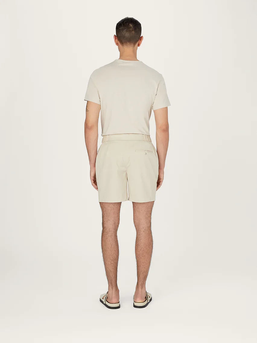 The 12 Shorts 7" || Beige | Stretch Cotton