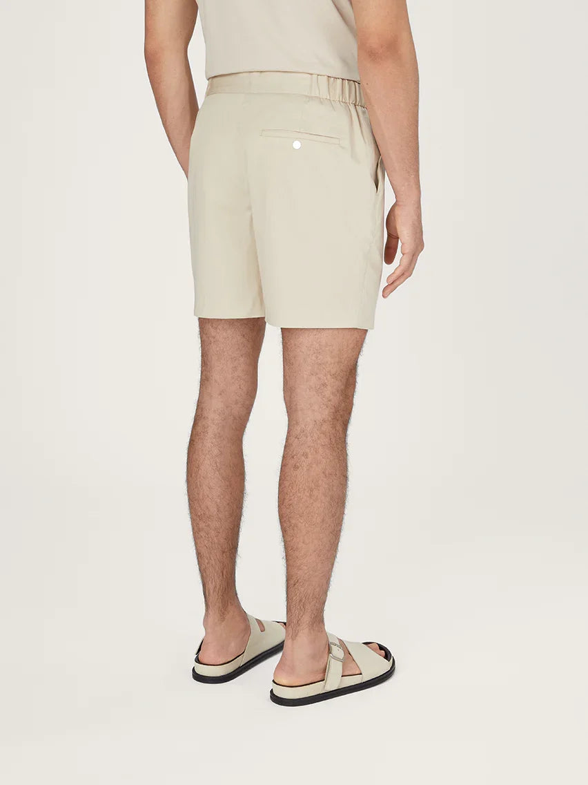 The 12 Shorts 7" || Beige | Stretch Cotton