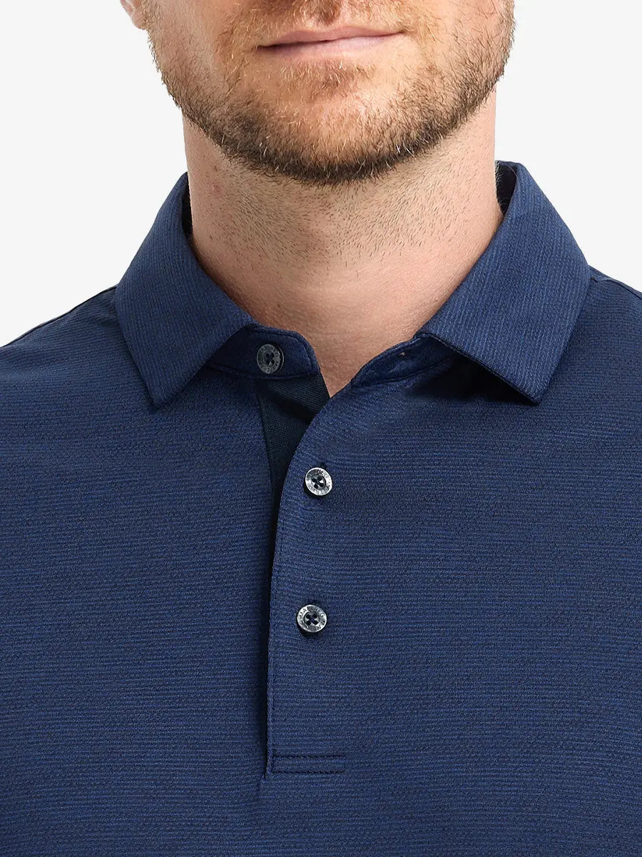 Ventilated Heather Jacquard Polo