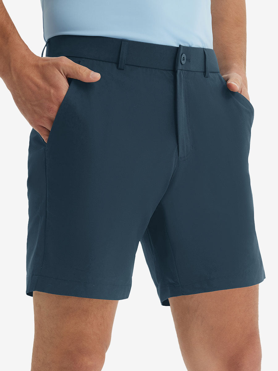 Stretch Soft Flat Front Dress Golf Shorts