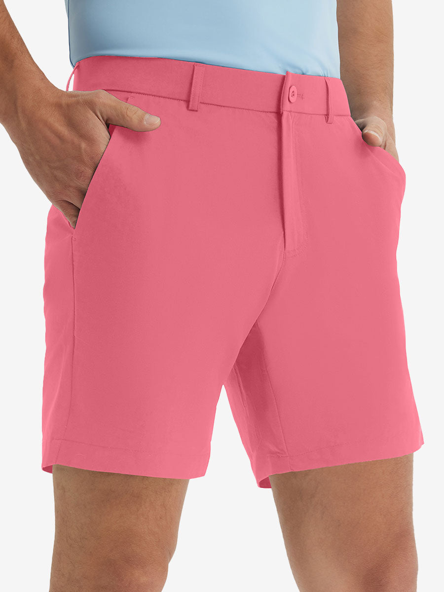 Stretch Soft Flat Front Dress Golf Shorts