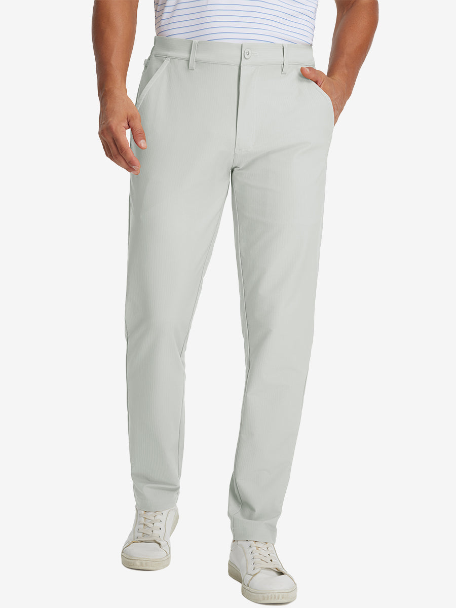 Lightweight Flat Front Casual Trousers