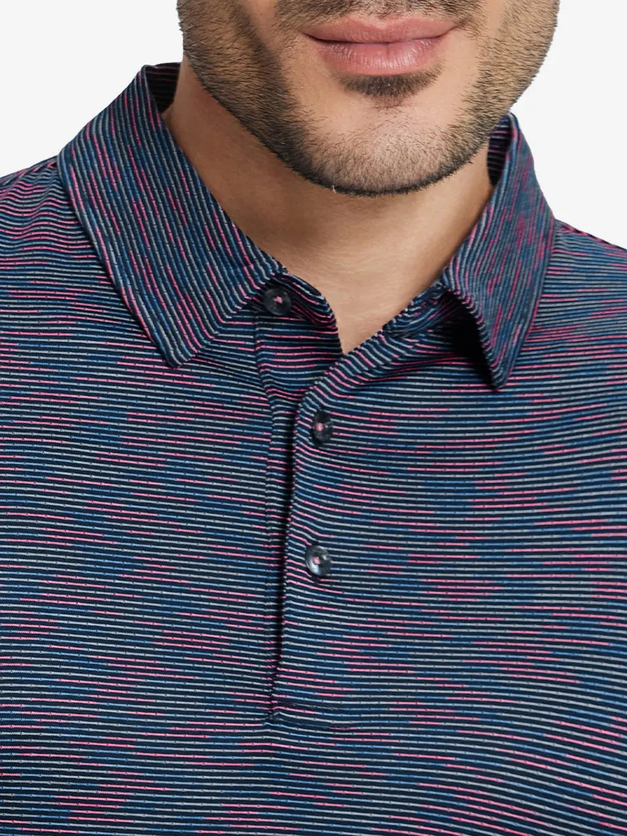 Performance Yarn Dye Striped Polo