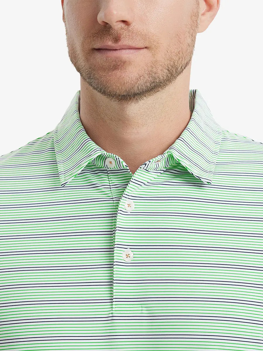Performance Stripe Golf Shirts