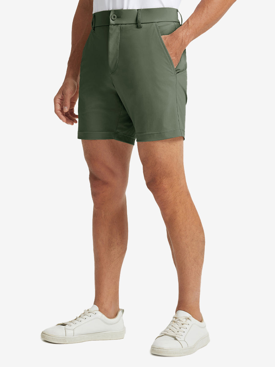 Quick Dry Casual Shorts with 4 Pockets