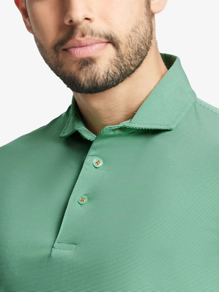 Pinstripe Jersey Performance Polo