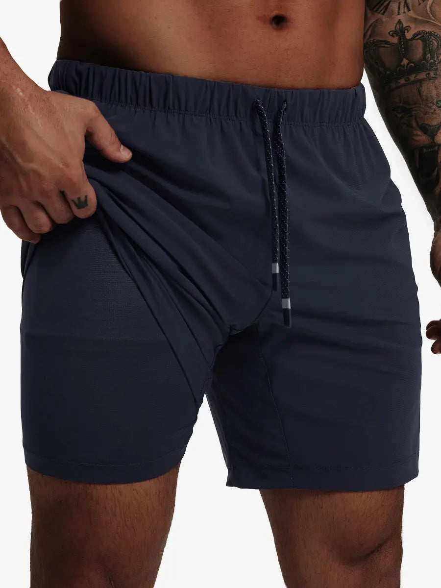 2 in 1 Running Sports Shorts with Liner