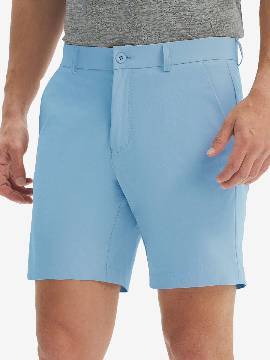 Stretch Soft Flat Front Dress Golf Shorts