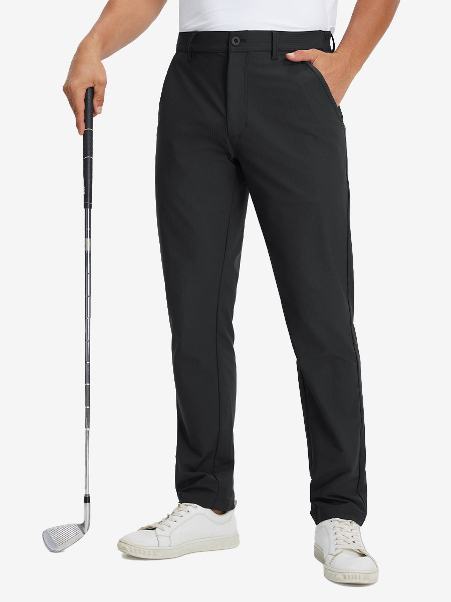 Lightweight Flat Front Casual Trousers