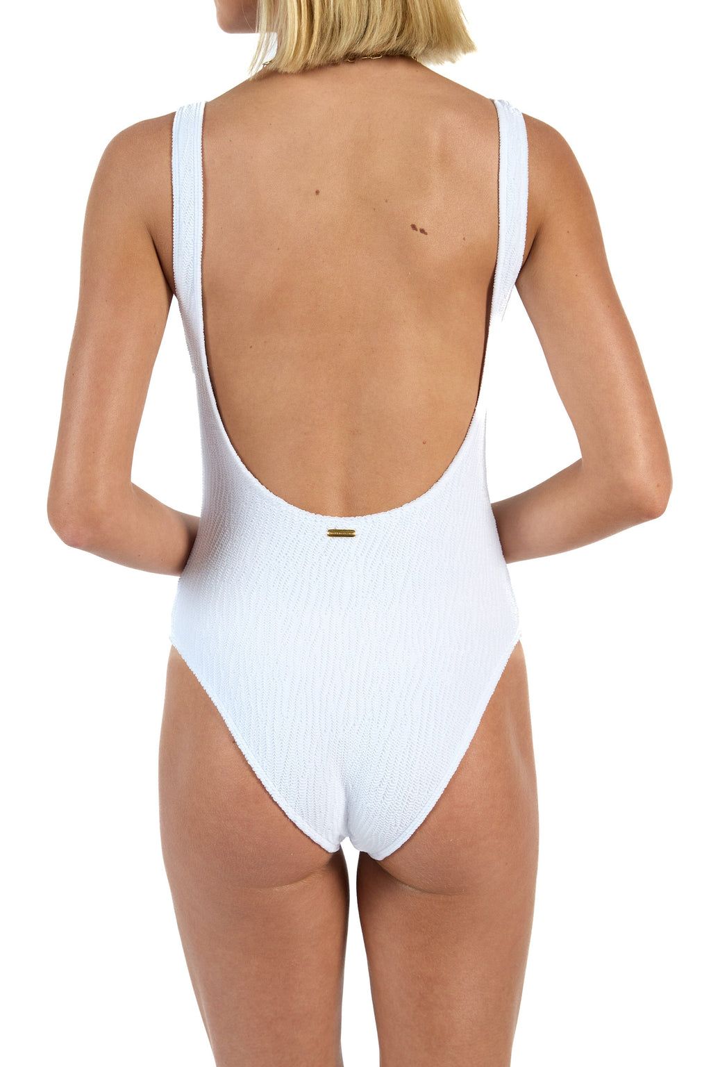 The Santorini - Luxe Crinkle Stretch Classic One Piece
