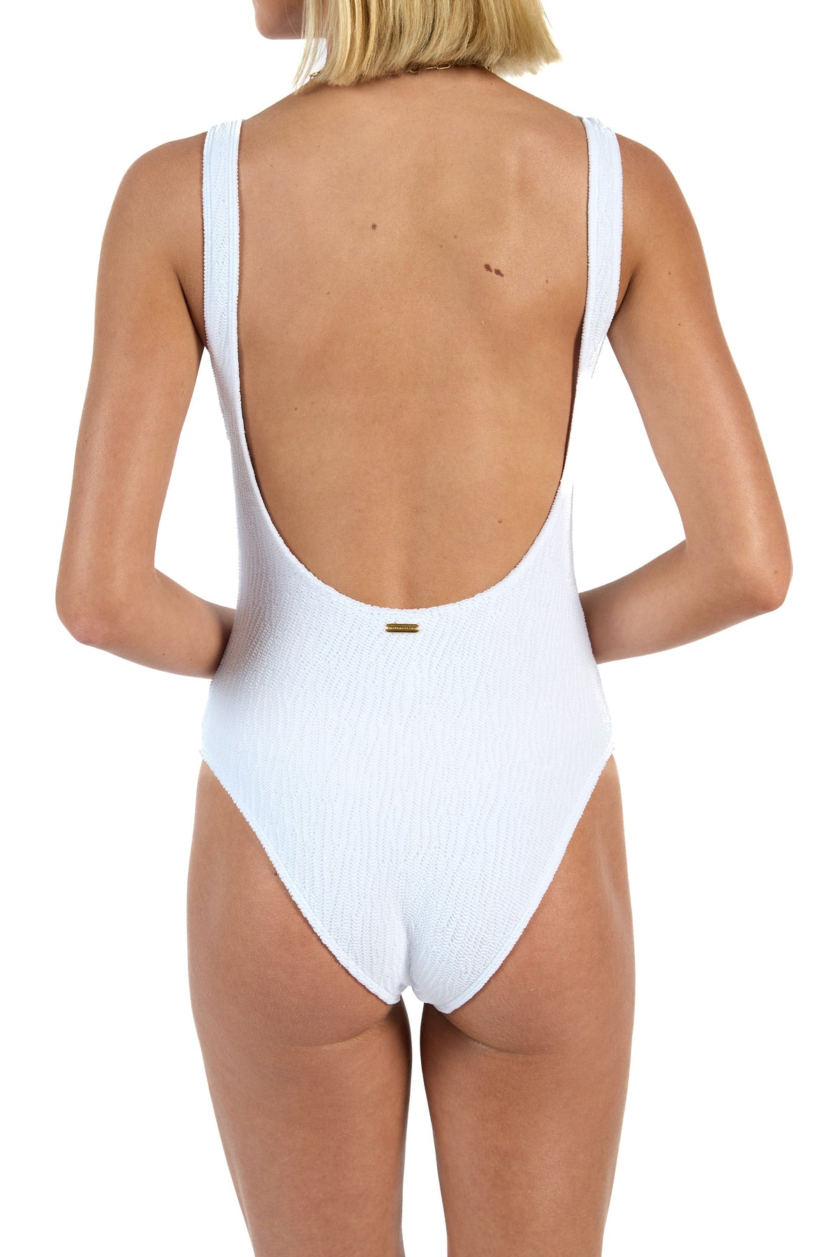 The Santorini - Luxe Crinkle Stretch Classic One Piece