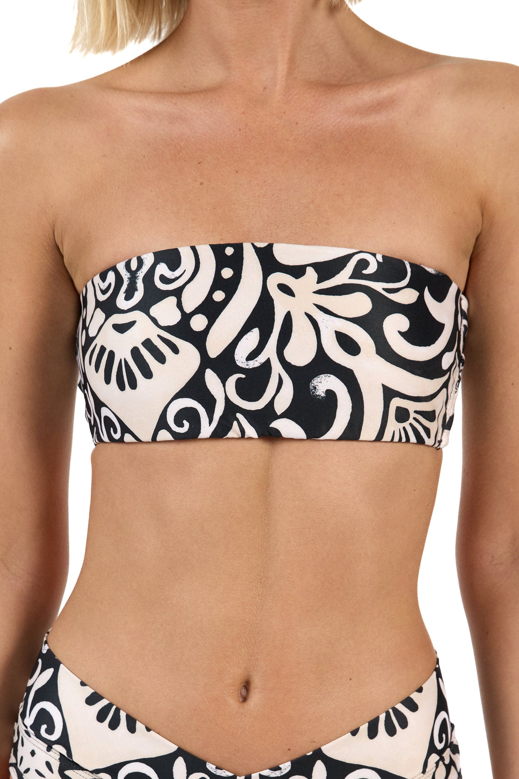 The Mallorca - Bandeau Bikini Top (with Removable Straps)