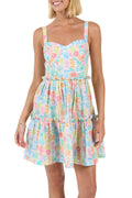 The Passport to Paradise - Linen Sweetheart Dress