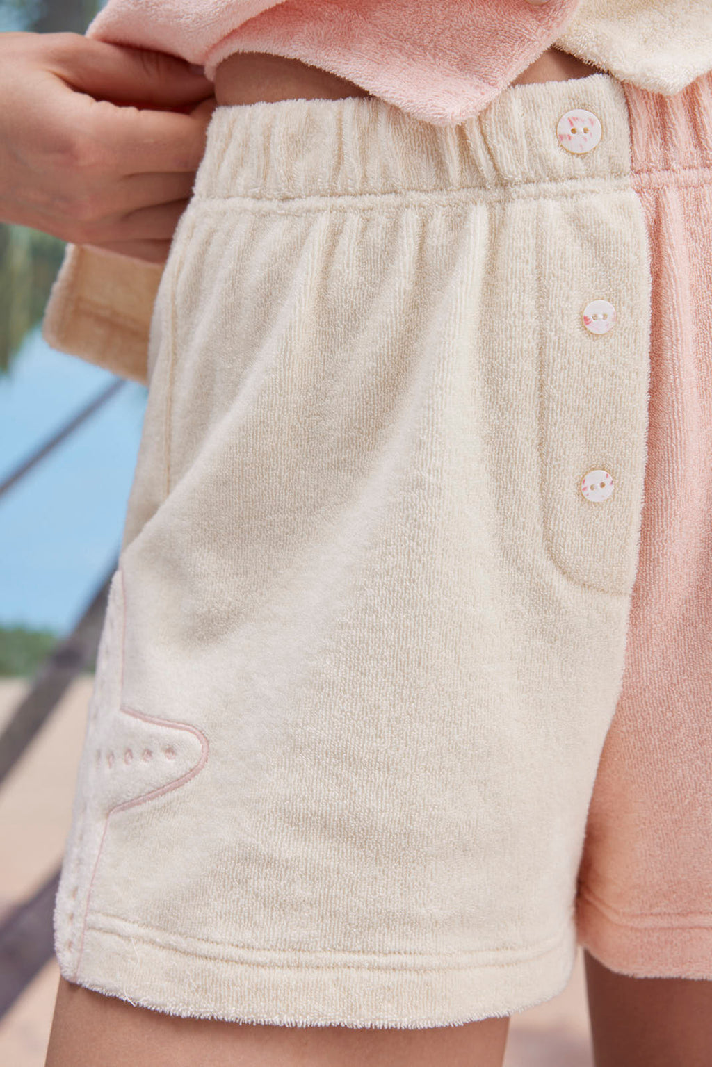 'Conched Out' Mini Shorts