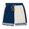 'Le Sirenuse' Late Checkout Cabana Shorts (Blue)