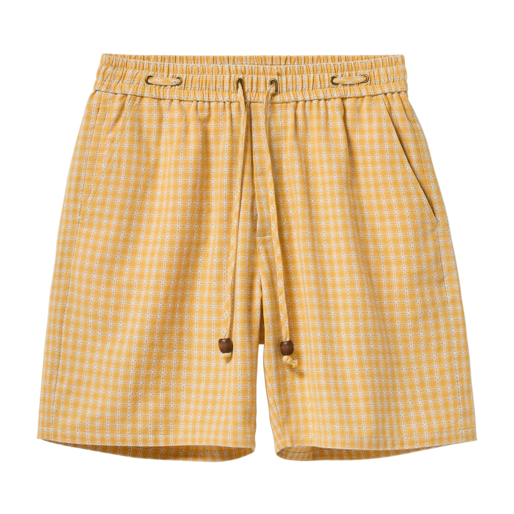 Easy-Going Shorts (Yellow Plaid)