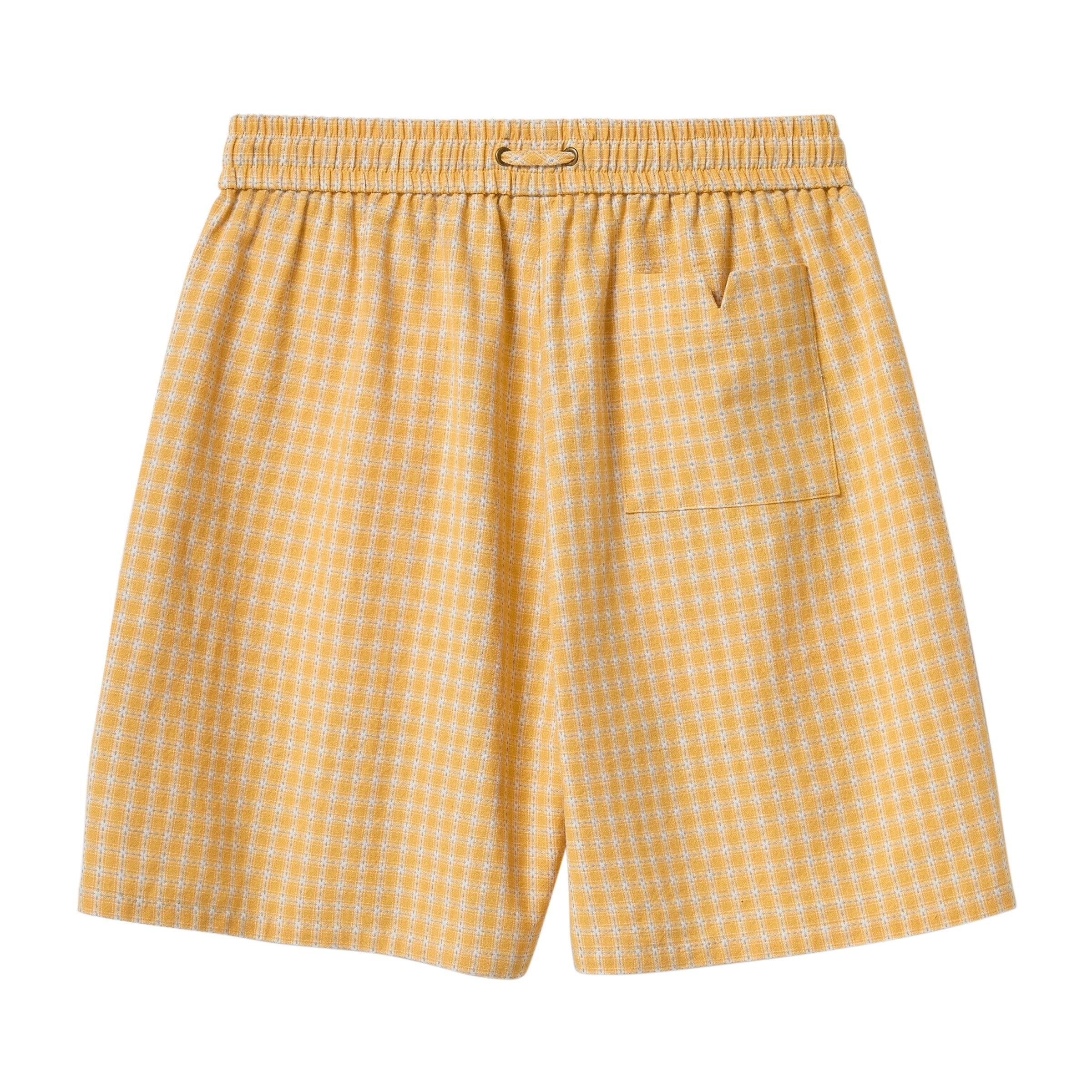 Easy-Going Shorts (Yellow Plaid)