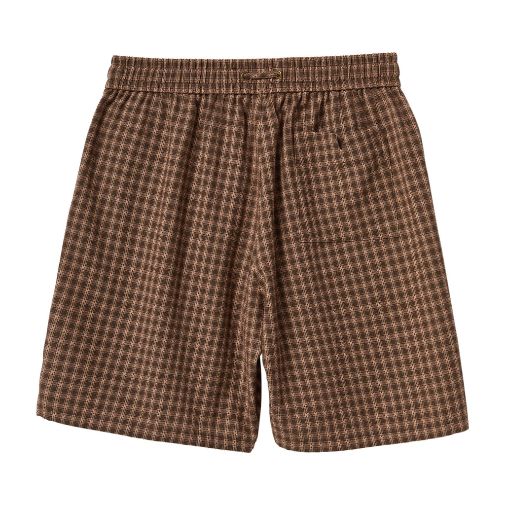 Easy-Going Shorts (Light Brown Plaid)