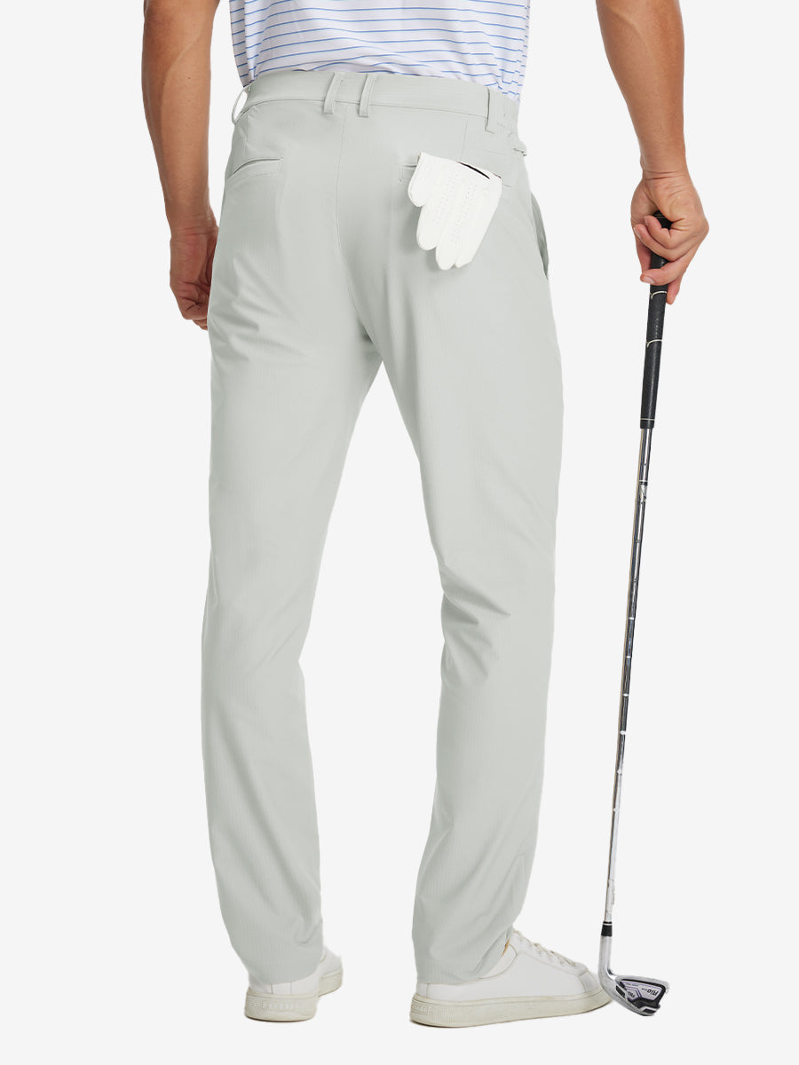 Lightweight Flat Front Casual Trousers