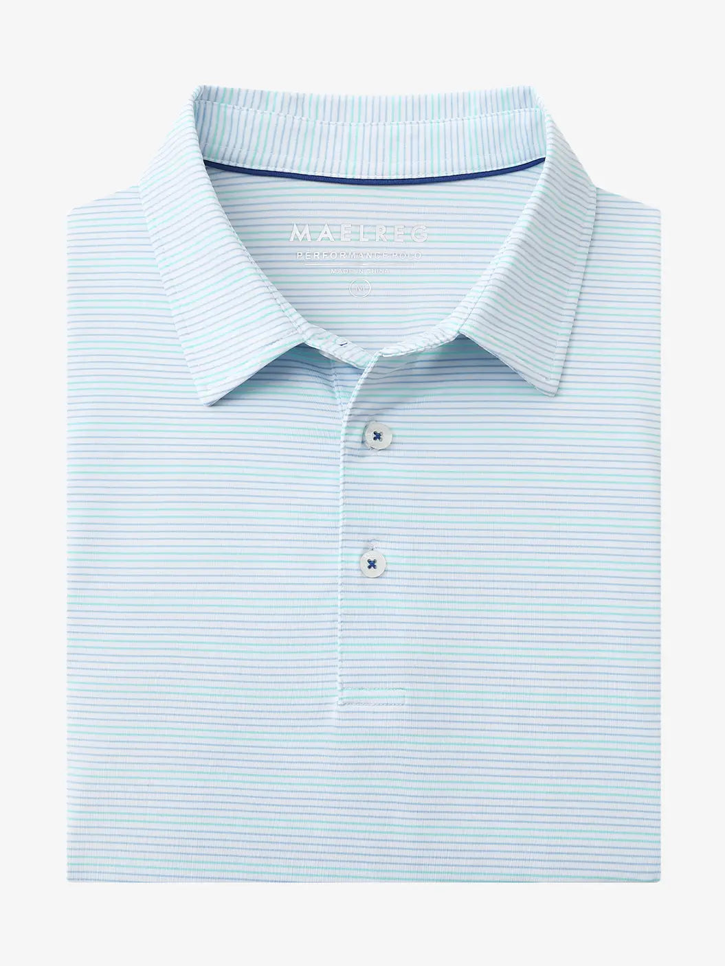 Performance Stripe Golf Shirts