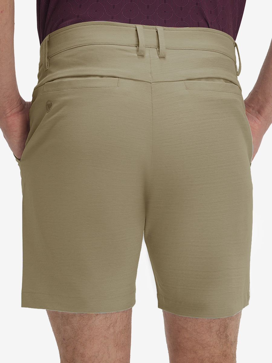 Flat Front Hybrid Golf Shorts