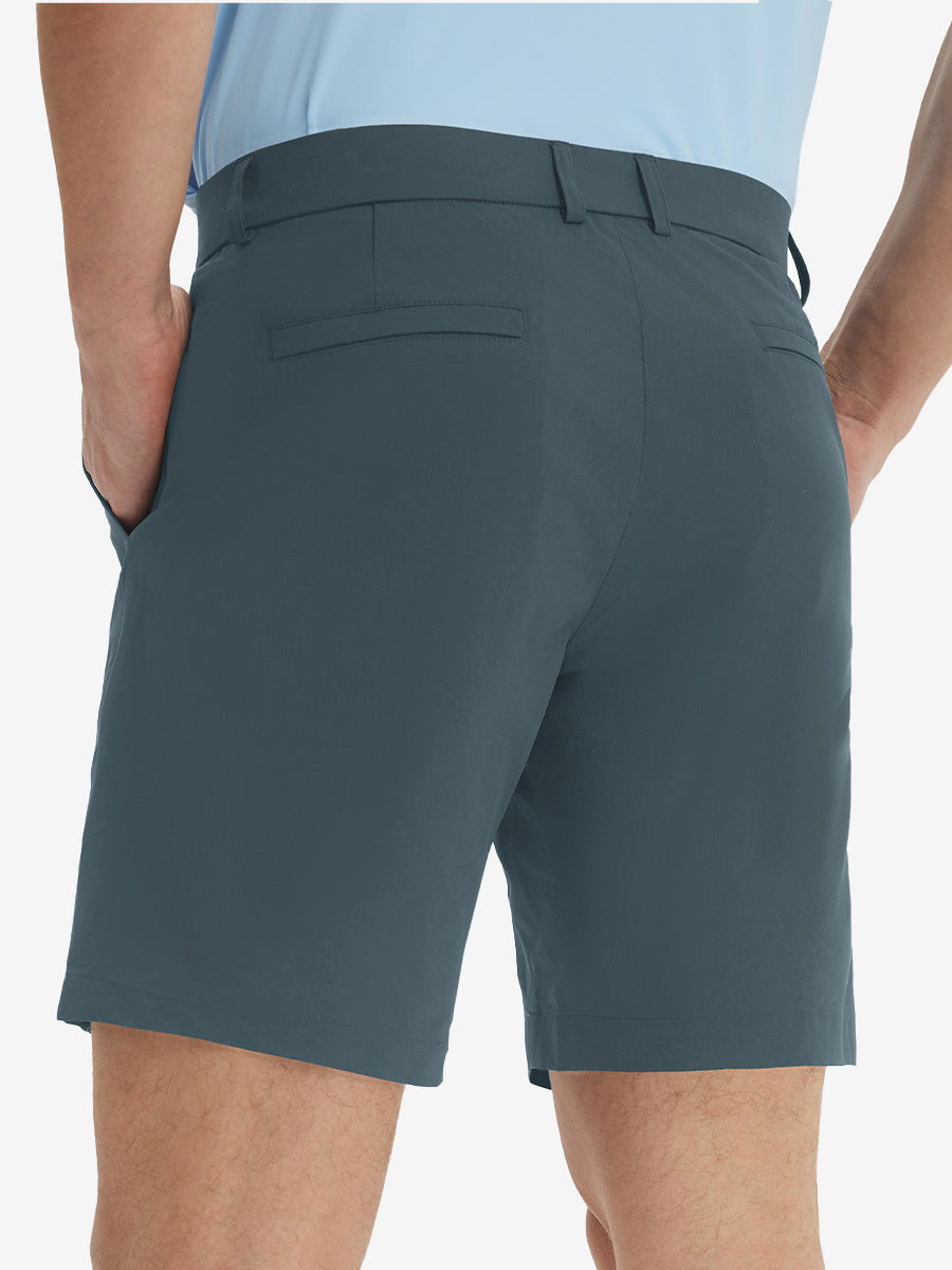 Stretch Soft Flat Front Dress Golf Shorts