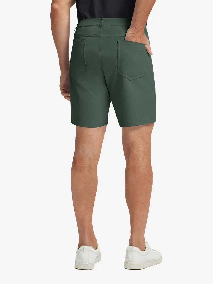 4-way Stretch Performance Solid Shorts