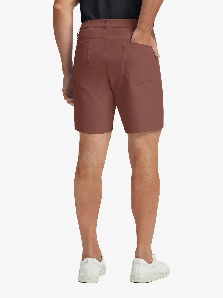 4-way Stretch Performance Solid Shorts