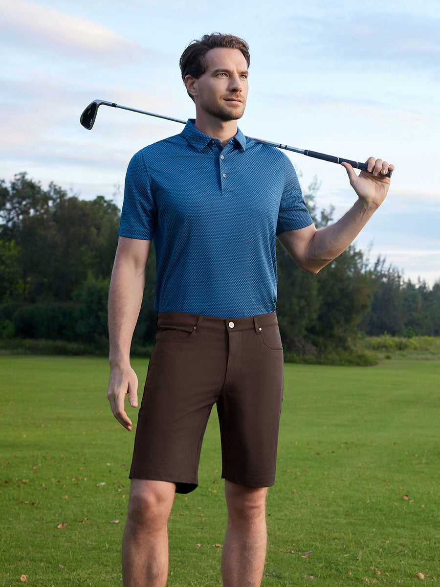 4-way Stretch Performance Solid Shorts