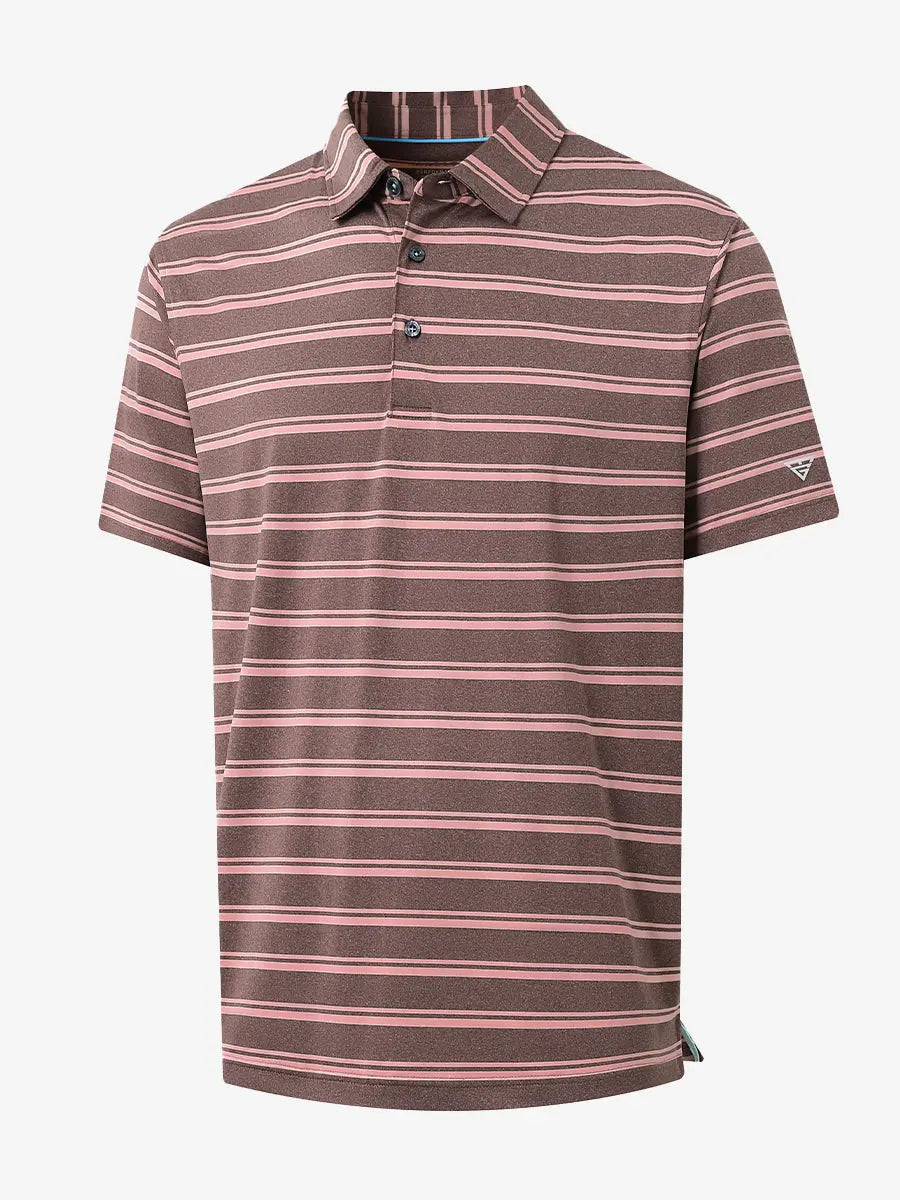 Performance Yarn Dye Striped Polo