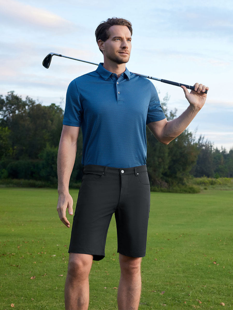 4-way Stretch Performance Solid Shorts