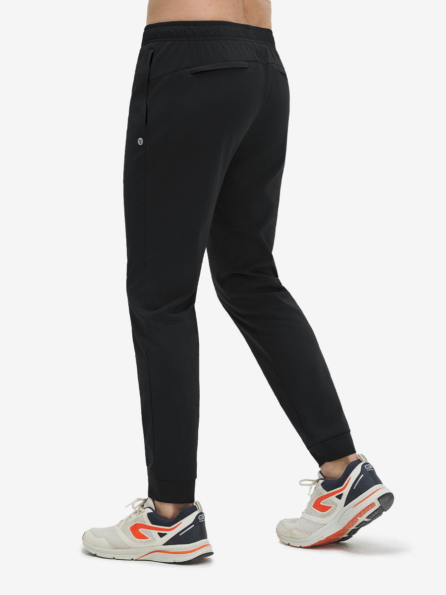 Mesh Joggers with Zipper Pockets