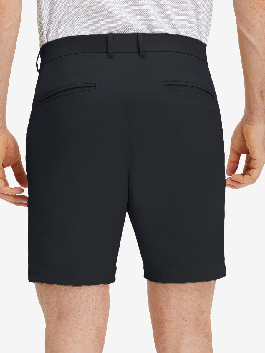 Flat Front Flex Cotton Blend Golf Shorts