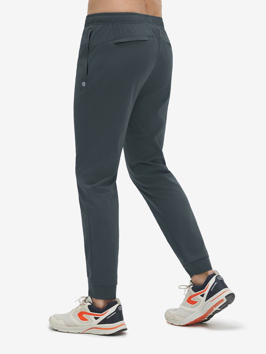 Mesh Joggers with Zipper Pockets