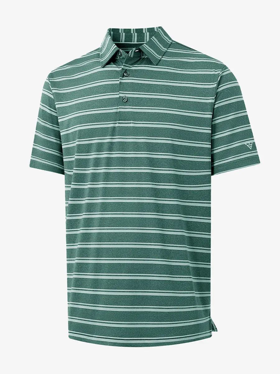 Performance Yarn Dye Striped Polo