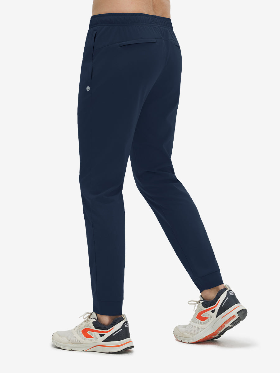 Mesh Joggers with Zipper Pockets