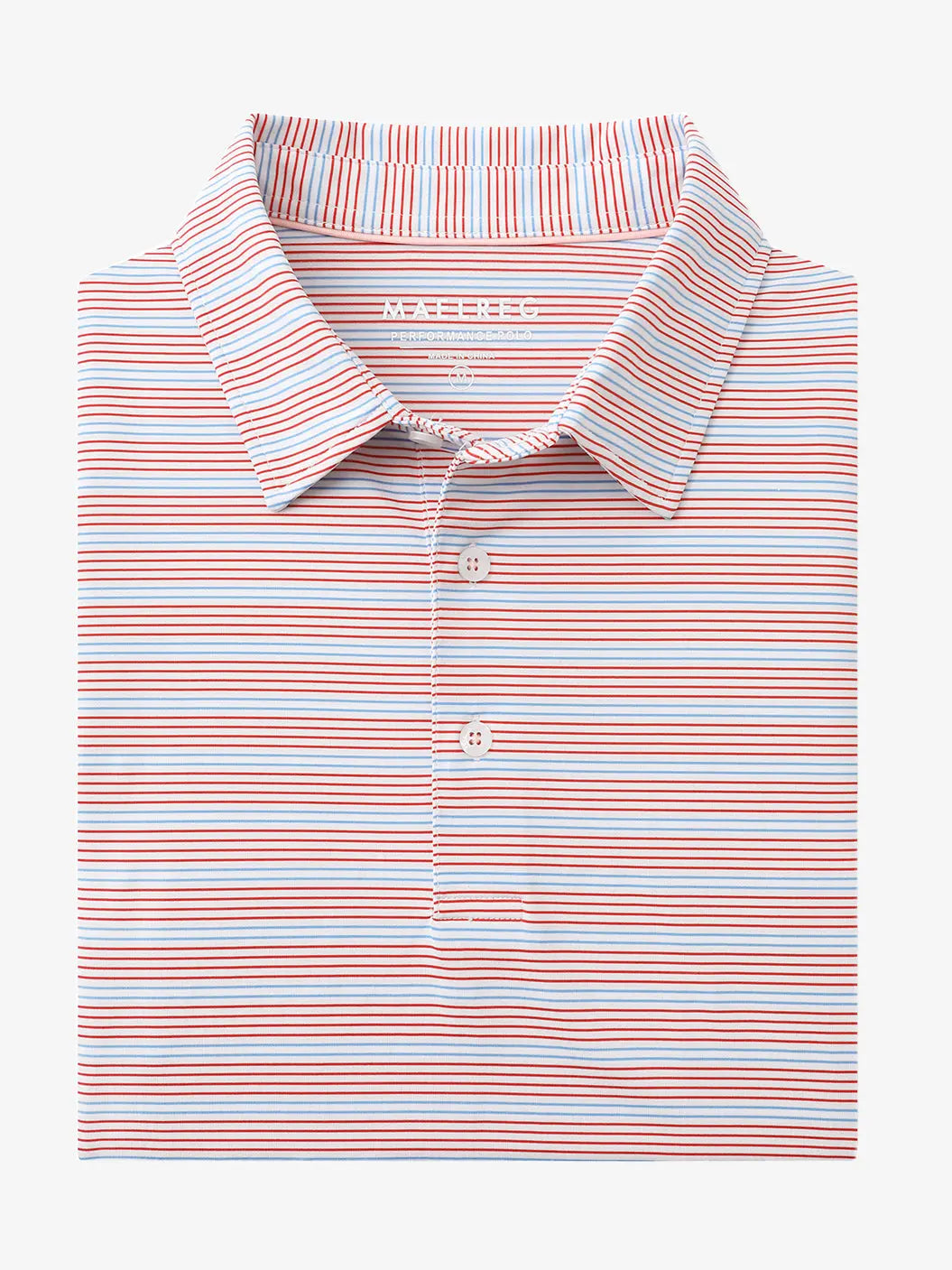 Performance Stripe Golf Shirts